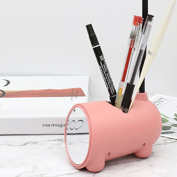Cartoon Creative Rabbit LED Touch USB Pen Holder Desk Lamp