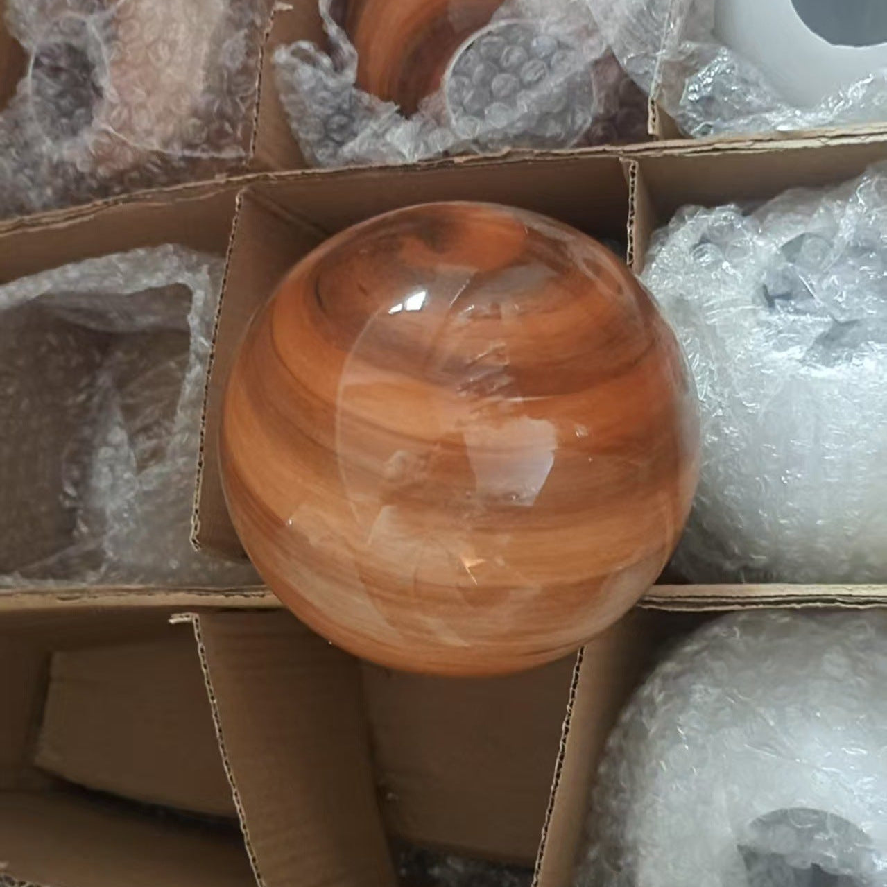 Contemporary Nordic Kids Iron Glass Ball Earth Planet 13-Light Semi-Flush Mount Ceiling Light For Bedroom