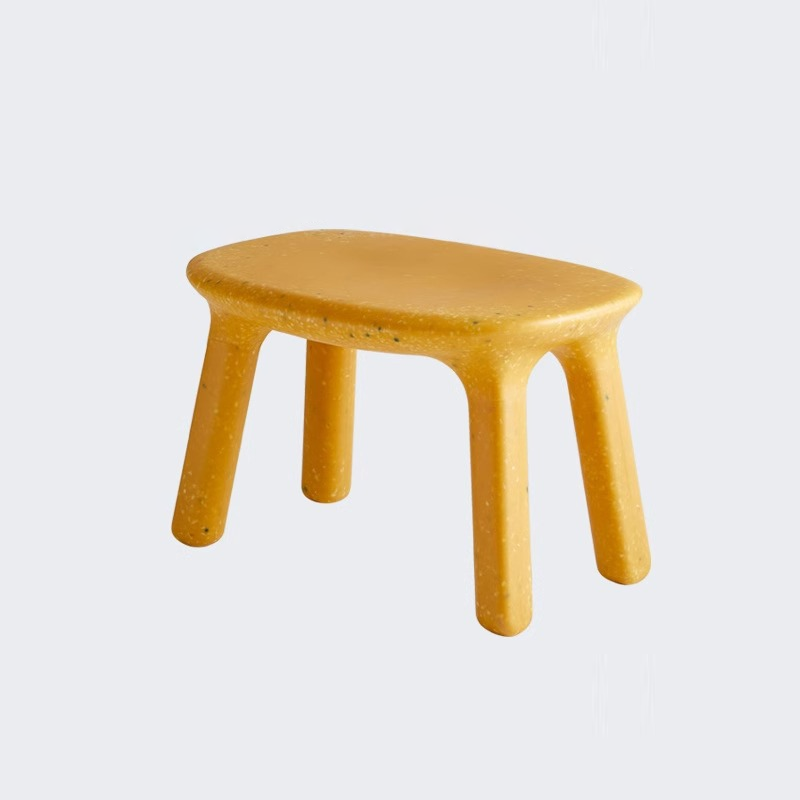 Contemporary Nordic PE Oval Kids Colorful Safe Desk & Chair Set For Living Room & Study