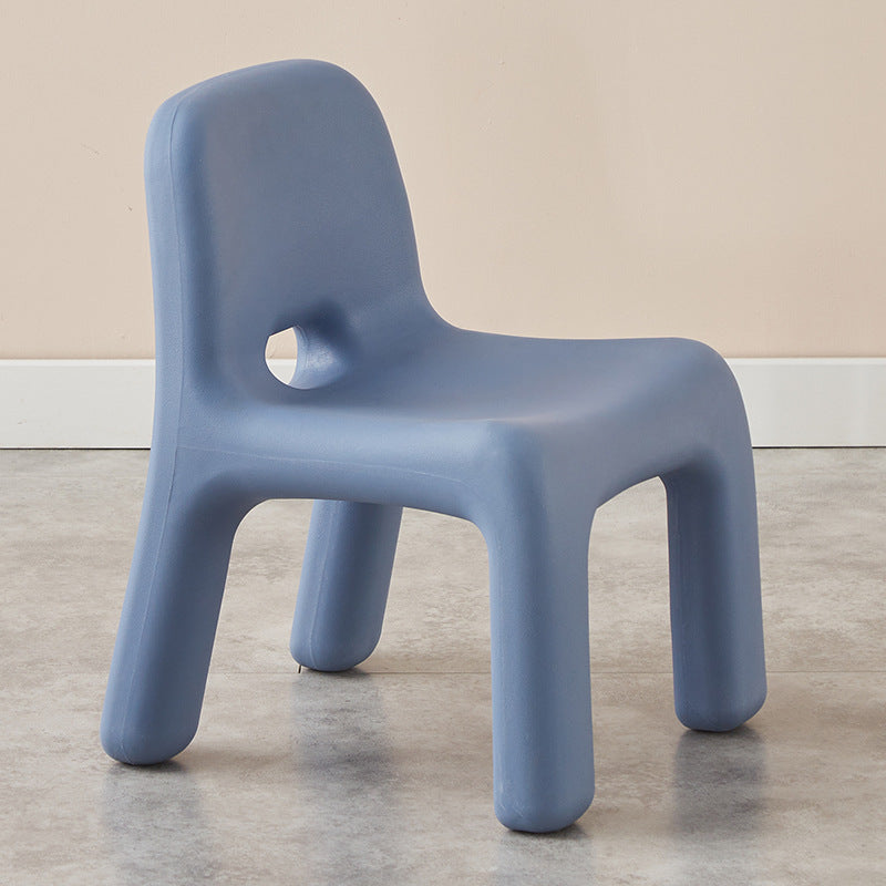 Contemporary Nordic PE Oval Kids Colorful Safe Desk & Chair Set For Living Room & Study