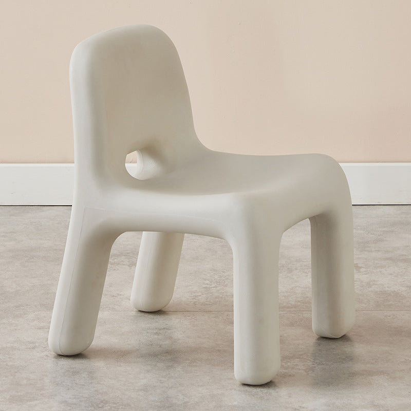 Contemporary Nordic PE Oval Kids Colorful Safe Desk & Chair Set For Living Room & Study