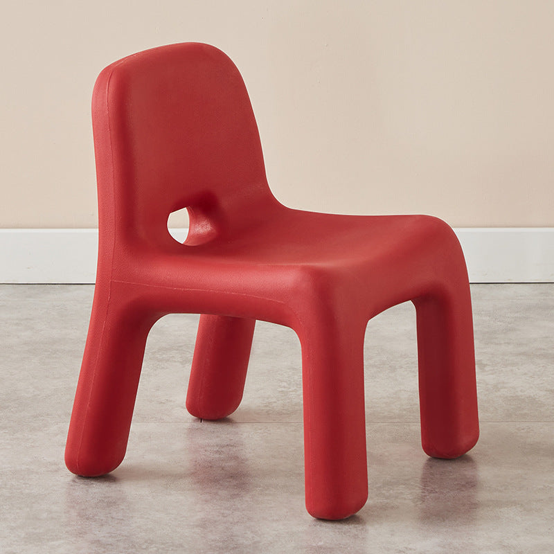 Contemporary Nordic PE Oval Kids Colorful Safe Desk & Chair Set For Living Room & Study