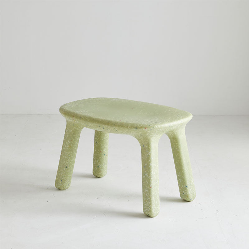 Contemporary Nordic PE Oval Kids Colorful Safe Desk & Chair Set For Living Room & Study