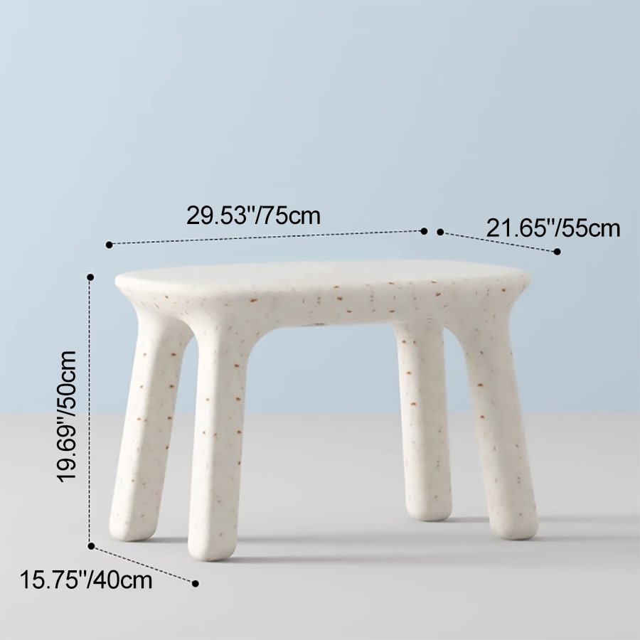 Contemporary Nordic PE Oval Kids Colorful Safe Desk & Chair Set For Living Room & Study