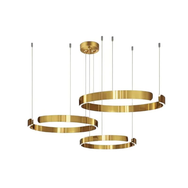 CIRKA – Modern Scandinavian Chandelier / Adjustable LED Ceiling Fixture