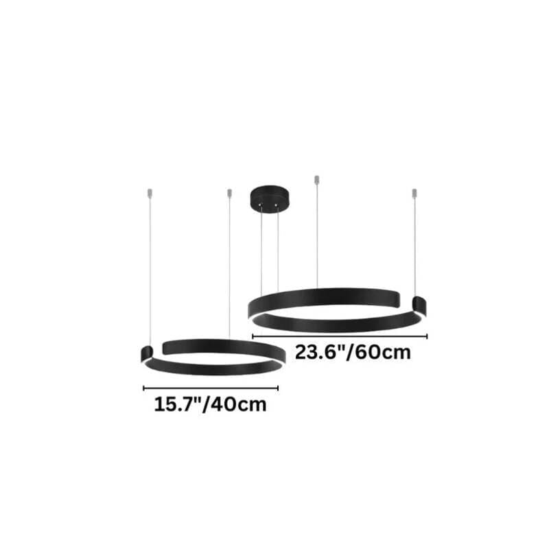 CIRKA – Modern Scandinavian Chandelier / Adjustable LED Ceiling Fixture