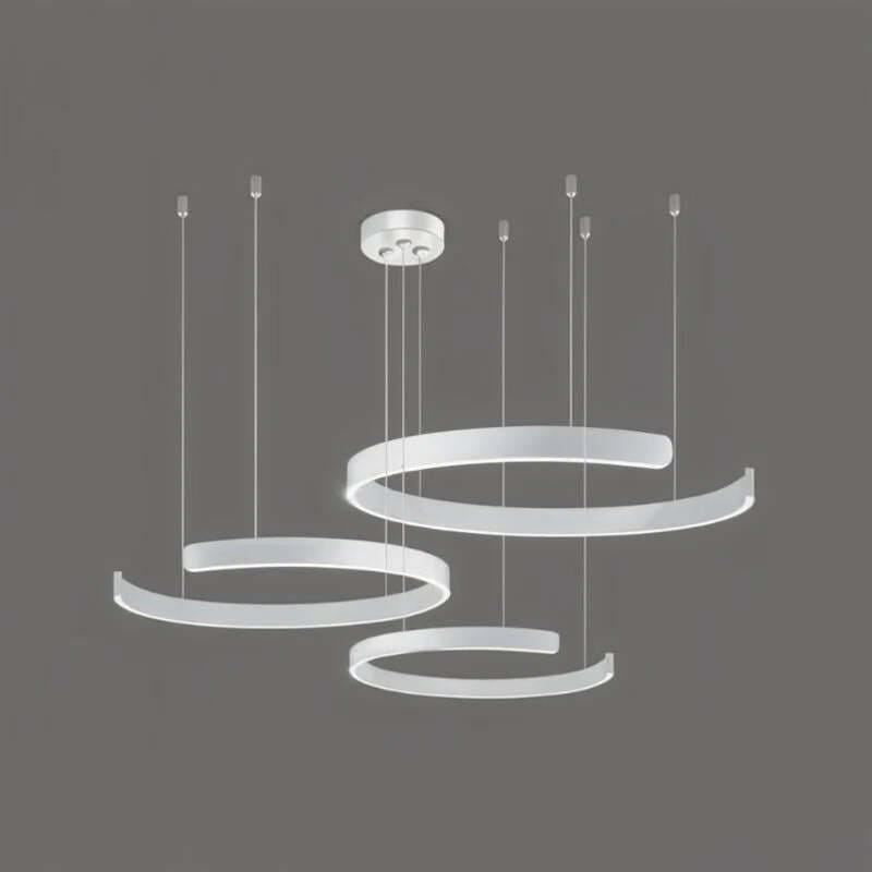 CIRKA – Modern Scandinavian Chandelier / Adjustable LED Ceiling Fixture