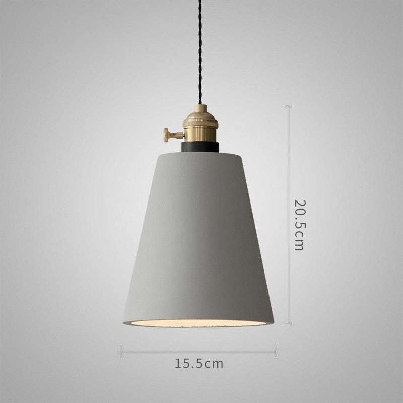 DROM - Modern Concrete Pendant Light / Scandinavian Kitchen Ceiling Lamp