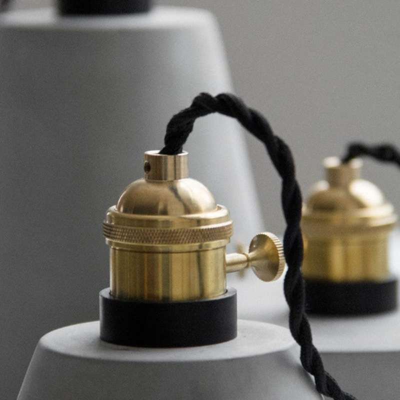 DROM - Modern Concrete Pendant Light / Scandinavian Kitchen Ceiling Lamp