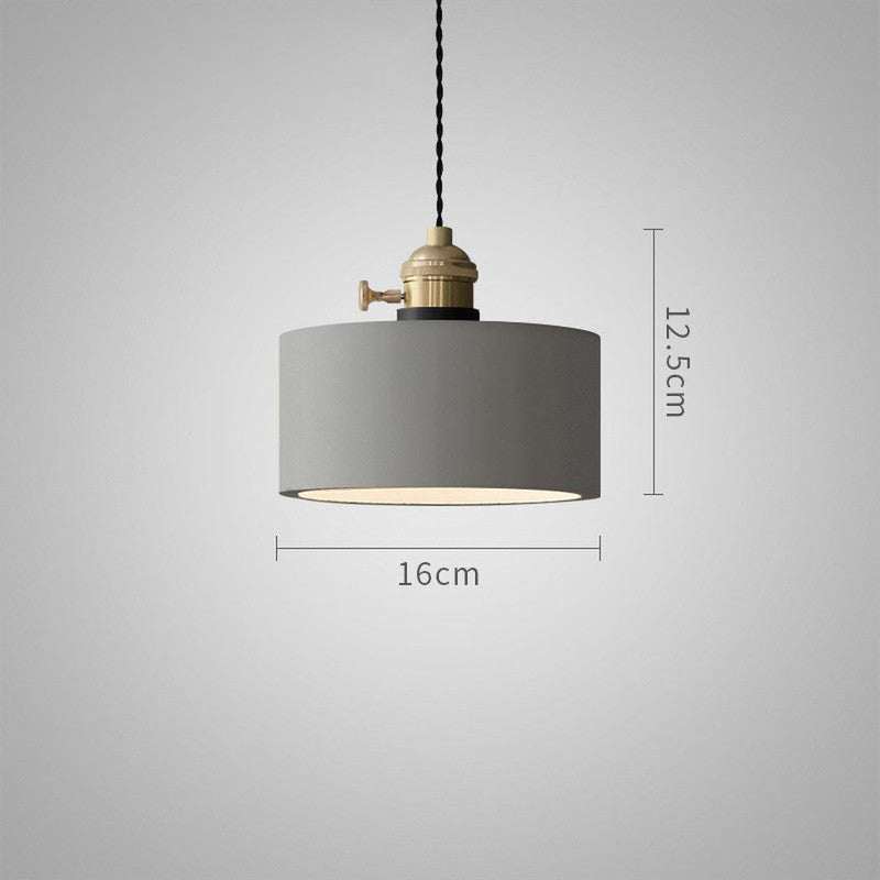 DROM - Modern Concrete Pendant Light / Scandinavian Kitchen Ceiling Lamp