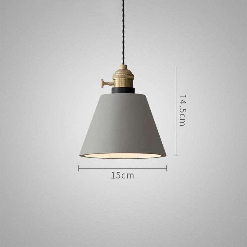 DROM - Modern Concrete Pendant Light / Scandinavian Kitchen Ceiling Lamp