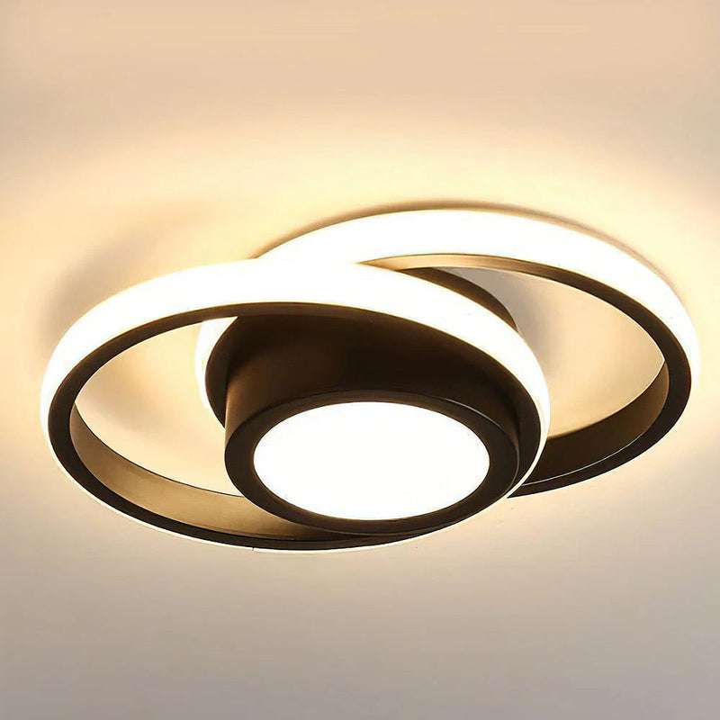 CIRKLA – Modern Double Ring Light / Nordic LED Ceiling Light