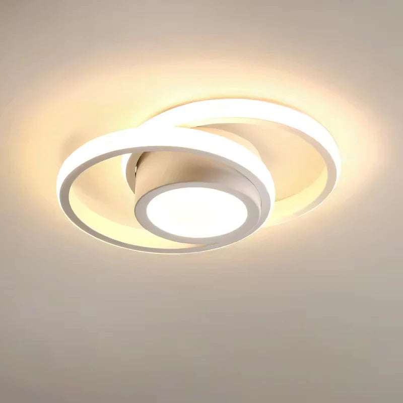 CIRKLA – Modern Double Ring Light / Nordic LED Ceiling Light
