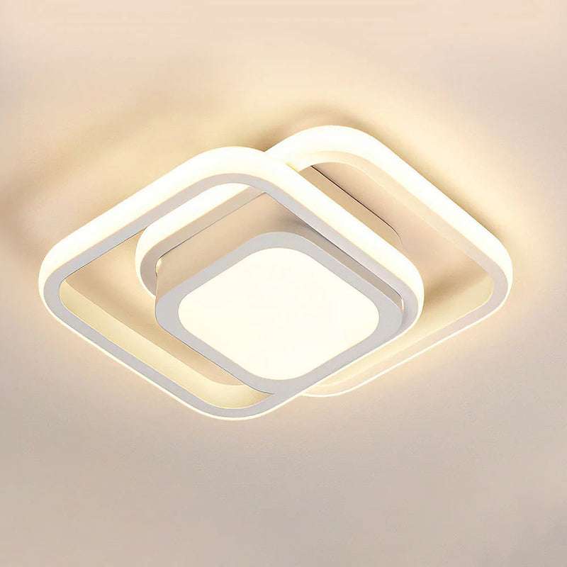 CIRKLA – Modern Double Ring Light / Nordic LED Ceiling Light