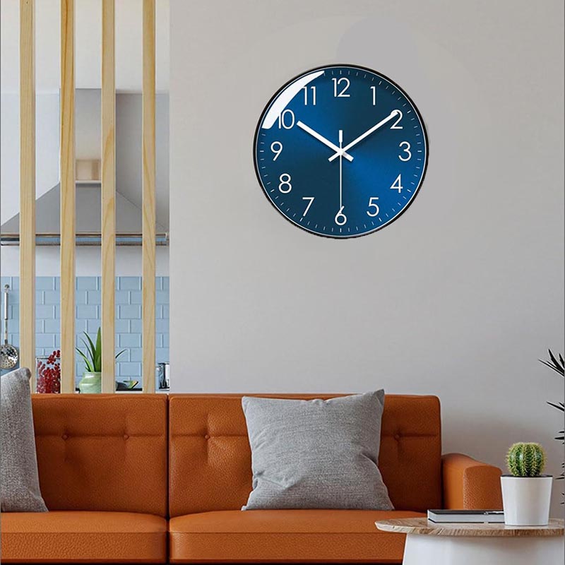 IPURAS – Modern Wall Clock – Silent Quartz Clock for Living Room