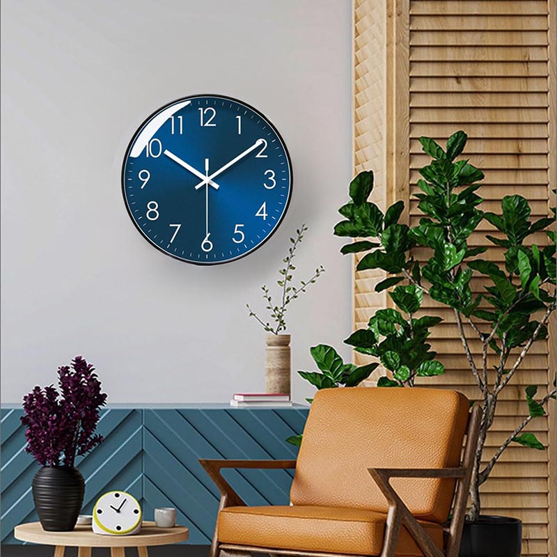 IPURAS – Modern Wall Clock – Silent Quartz Clock for Living Room