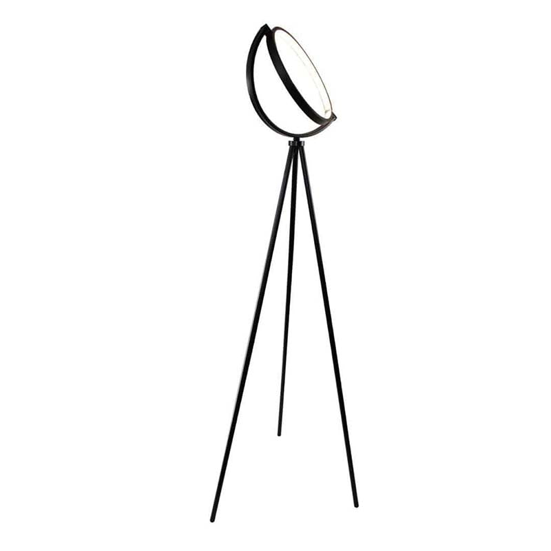 HALO – Nordic Ring Floor Lamp / Modern Tripod LED Light