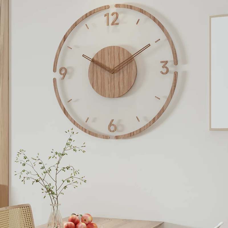 SEKUND – Minimalist Large Wall Clock / Eco-Friendly Scandinavian Design