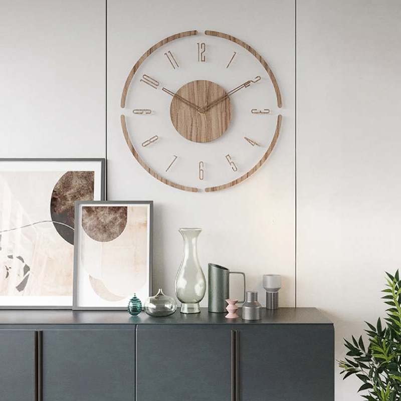 SEKUND – Minimalist Large Wall Clock / Eco-Friendly Scandinavian Design