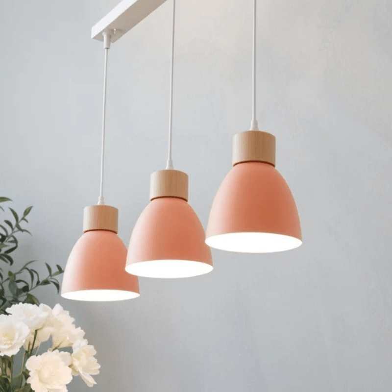 ROEN – Scandinavian Cone Pendant Light / Adjustable Kitchen Lighting
