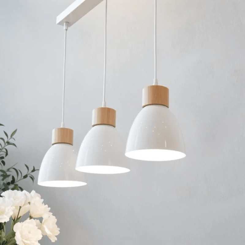 ROEN – Scandinavian Cone Pendant Light / Adjustable Kitchen Lighting