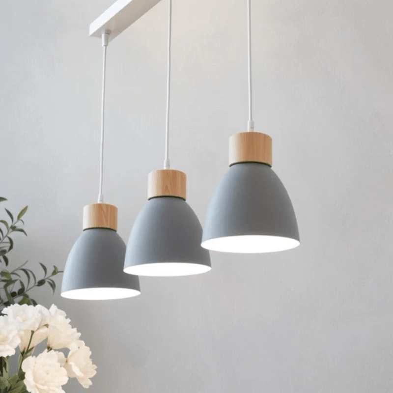 ROEN – Scandinavian Cone Pendant Light / Adjustable Kitchen Lighting