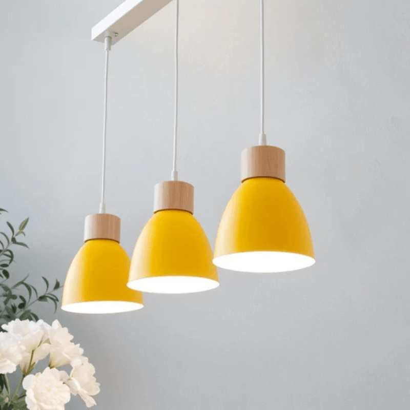ROEN – Scandinavian Cone Pendant Light / Adjustable Kitchen Lighting