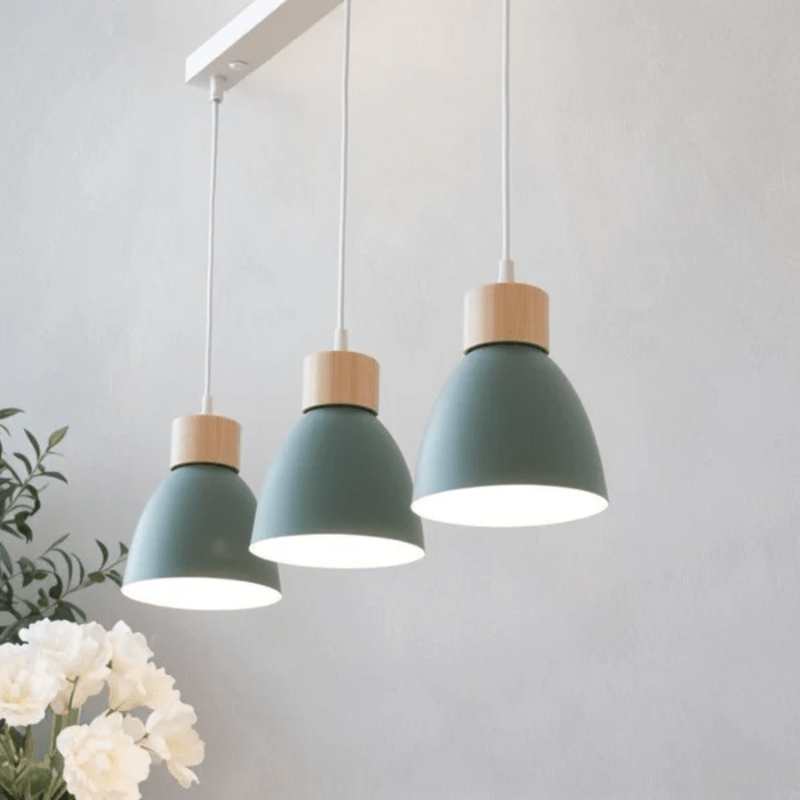 ROEN – Scandinavian Cone Pendant Light / Adjustable Kitchen Lighting