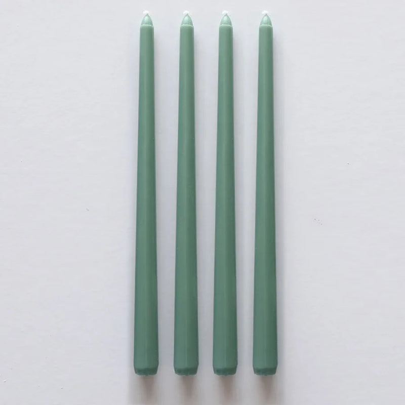 Gradient Colour Long Rod Candles / Dripless Smokeless 4 Set