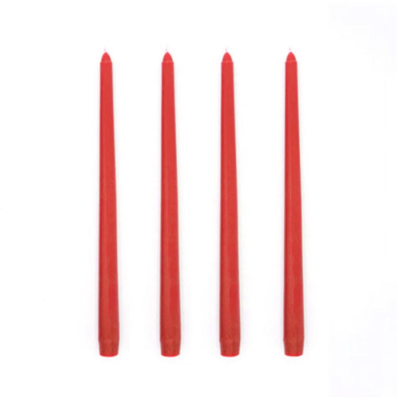 Gradient Colour Long Rod Candles / Dripless Smokeless 4 Set