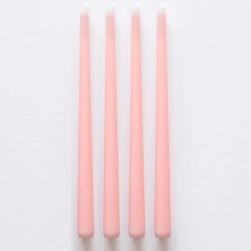 Gradient Colour Long Rod Candles / Dripless Smokeless 4 Set