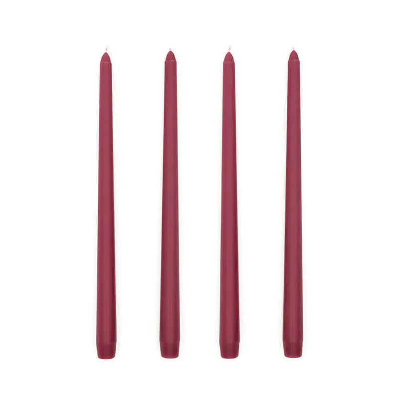 Gradient Colour Long Rod Candles / Dripless Smokeless 4 Set