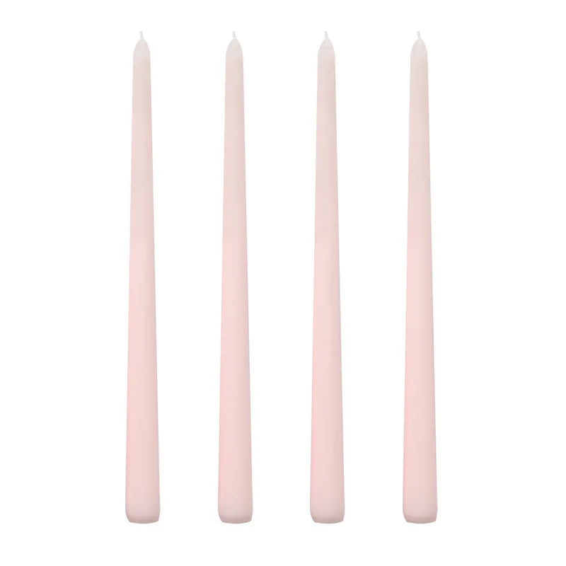 Gradient Colour Long Rod Candles / Dripless Smokeless 4 Set