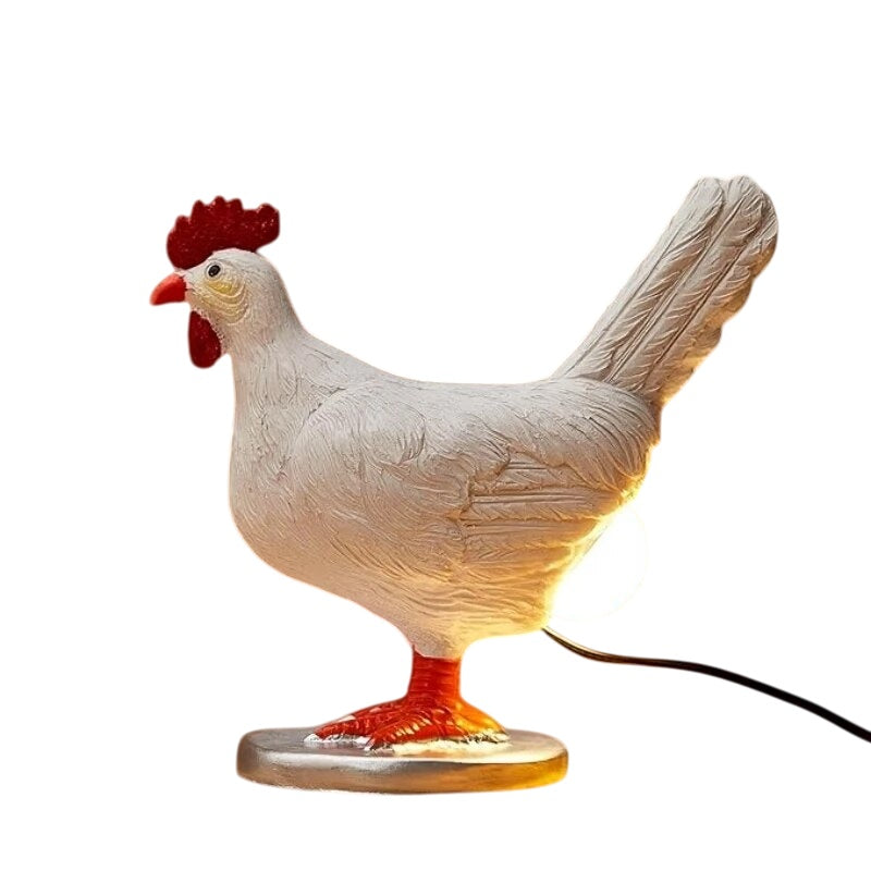 KUKKA – Whimsical Chicken Table Lamp / Battery Operated Bedside Light