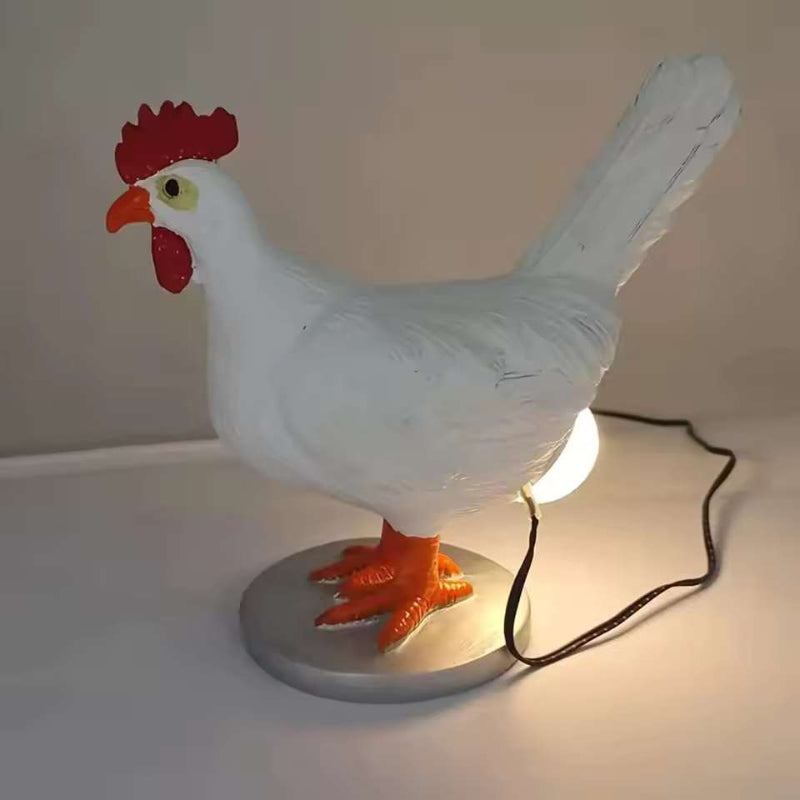 KUKKA – Whimsical Chicken Table Lamp / Battery Operated Bedside Light