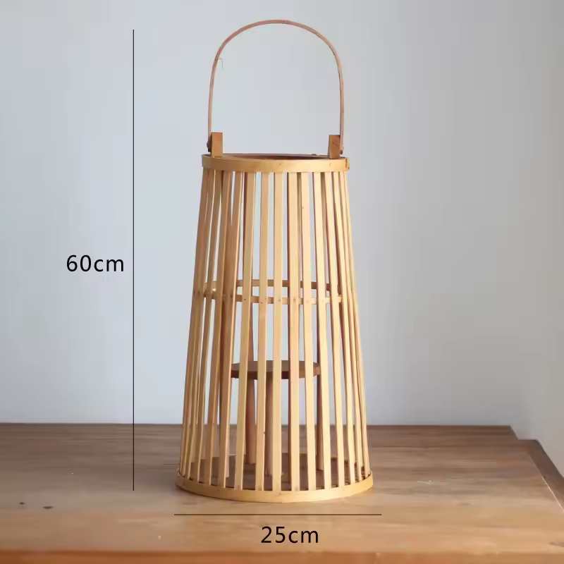 Natural Bamboo Candle Holder / Elegant Lantern