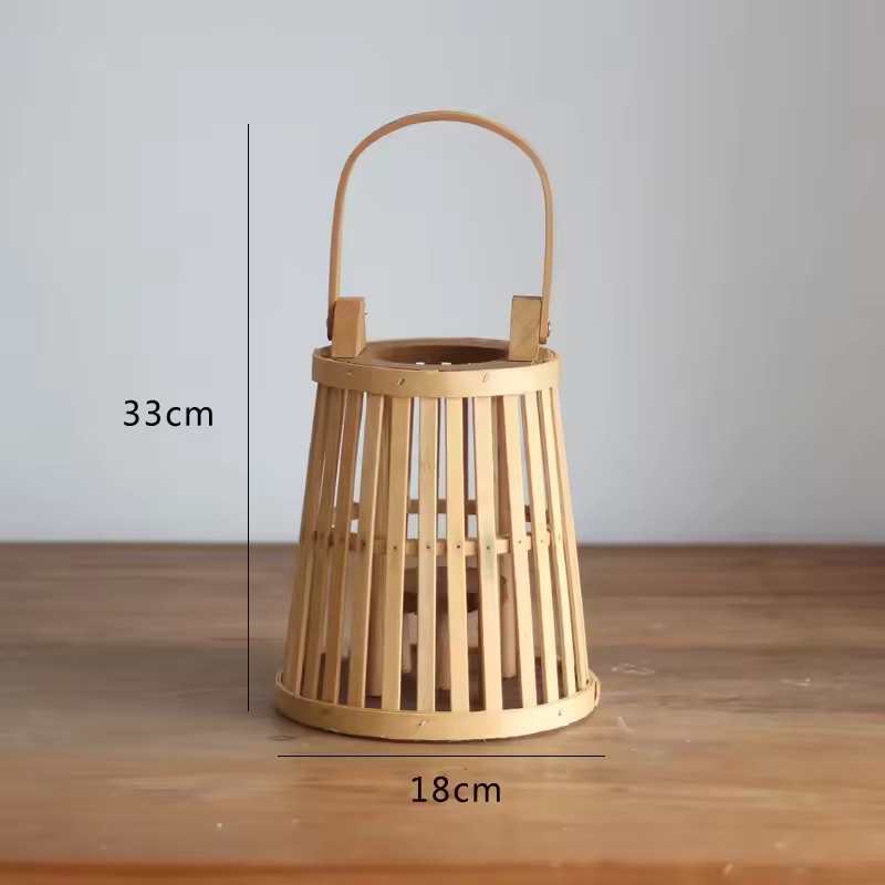 Natural Bamboo Candle Holder / Elegant Lantern