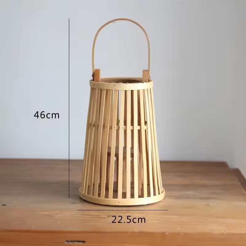 Natural Bamboo Candle Holder / Elegant Lantern