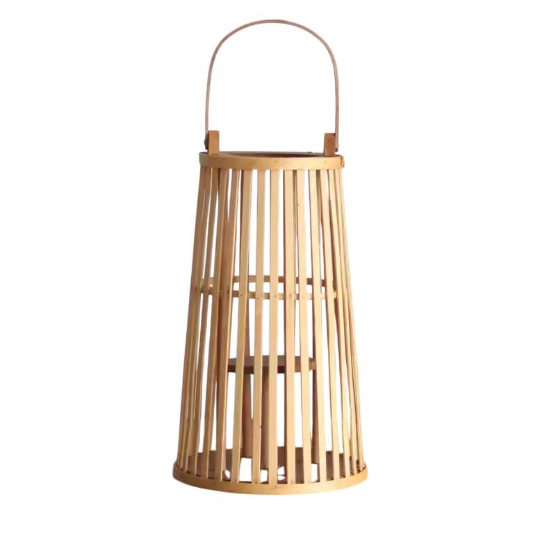 Natural Bamboo Candle Holder / Elegant Lantern