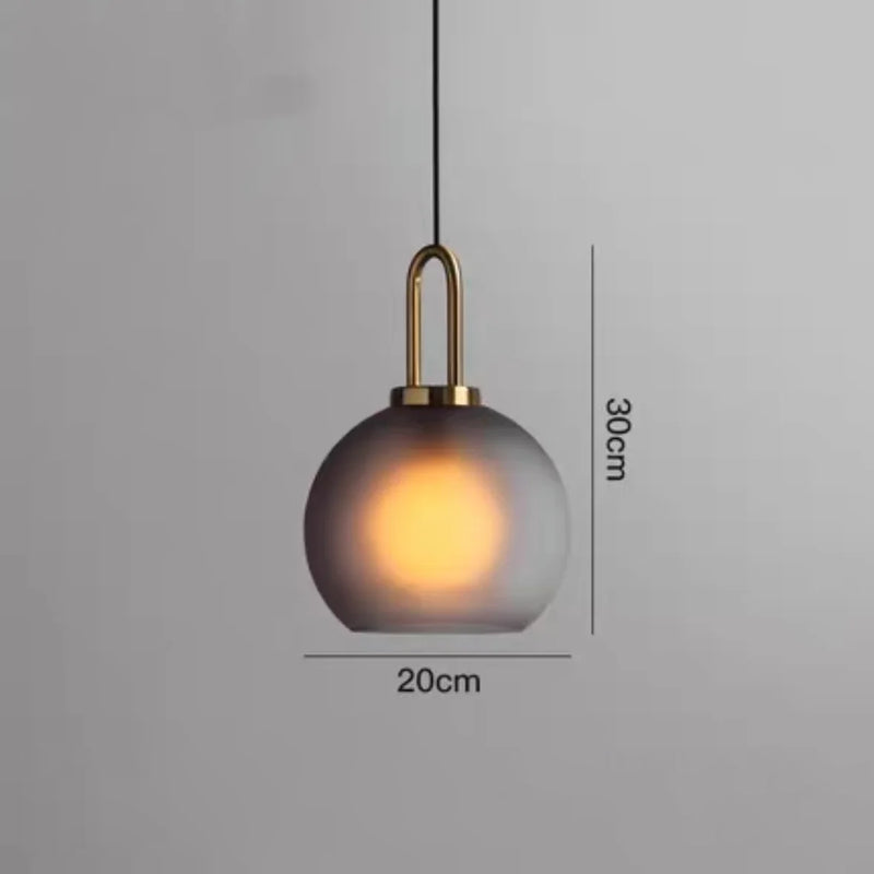 SKYM – Adjustable Glass Pendant Lighting / Nordic Vintage Kitchen Light