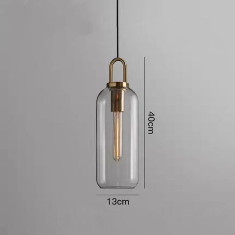 SKYM – Adjustable Glass Pendant Lighting / Nordic Vintage Kitchen Light