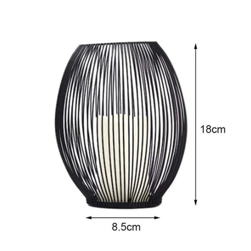 Vintage Iron Birdcage Candle Holder / Elegant Décor Piece