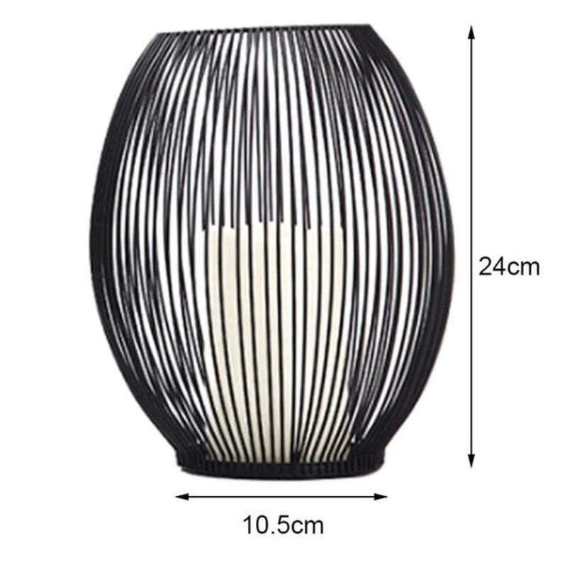 Vintage Iron Birdcage Candle Holder / Elegant Décor Piece